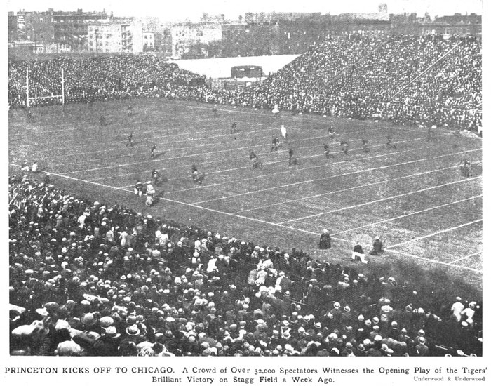 Opening Kickoff Princeton-Chicago 1922